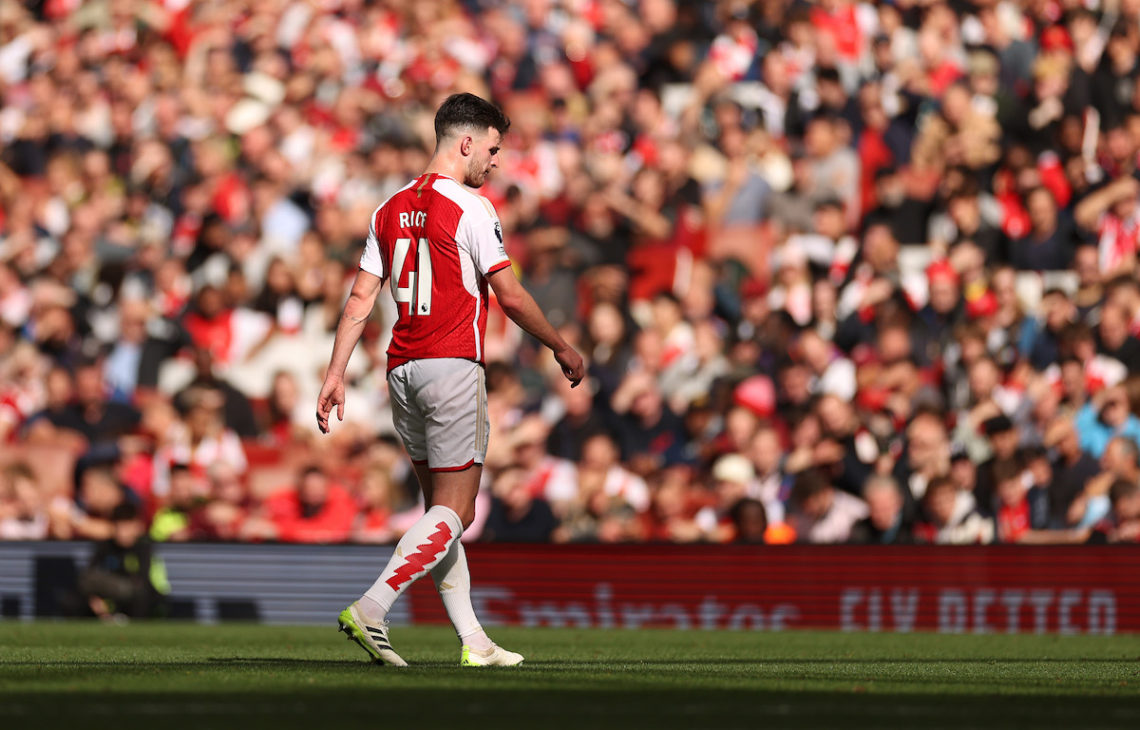 'You should be ashamed, 'he's going to cry' - West Ham fans react to Declan Rice treatment in 3-1 win against Arsenal